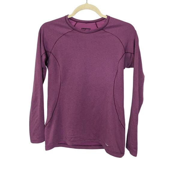 Patagonia Capilene 3 Midweight Long Sleeve Layering Top Womens Size XS Purple - Picture 1 of 4